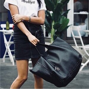 Henri Bendel Astrid Studded Reversible Tote Bag